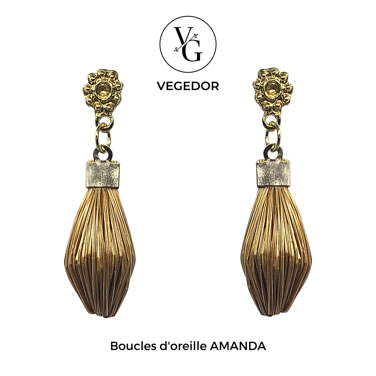 Boucles d'oreilles AMANDA