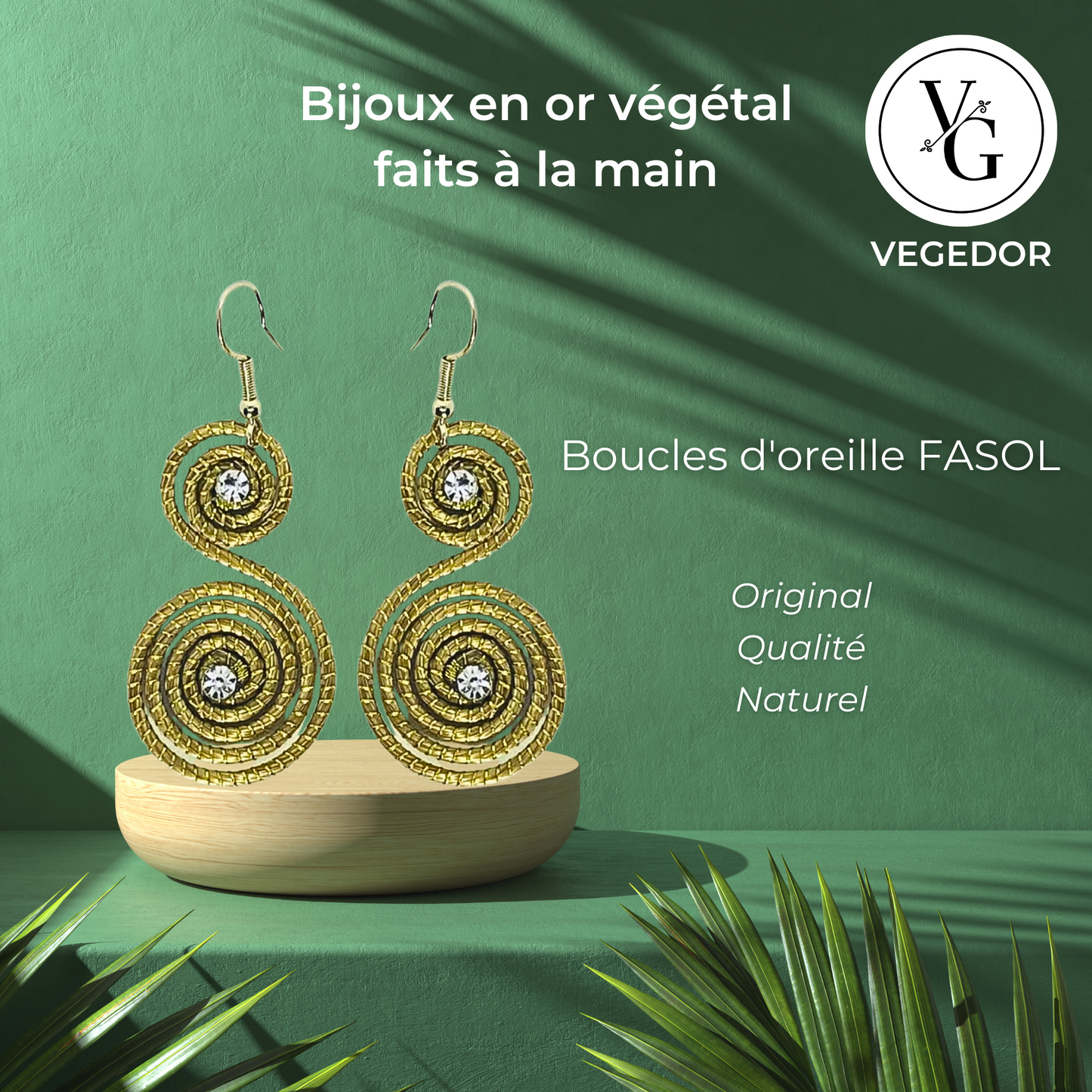 Boucles d'oreilles FASOL