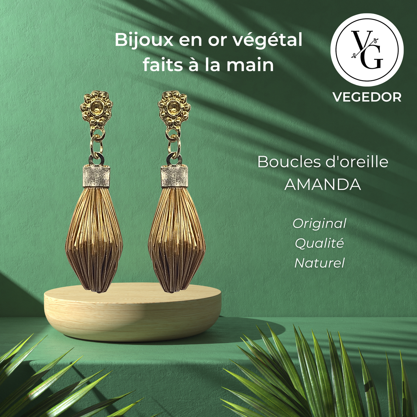 Boucles d'oreilles AMANDA